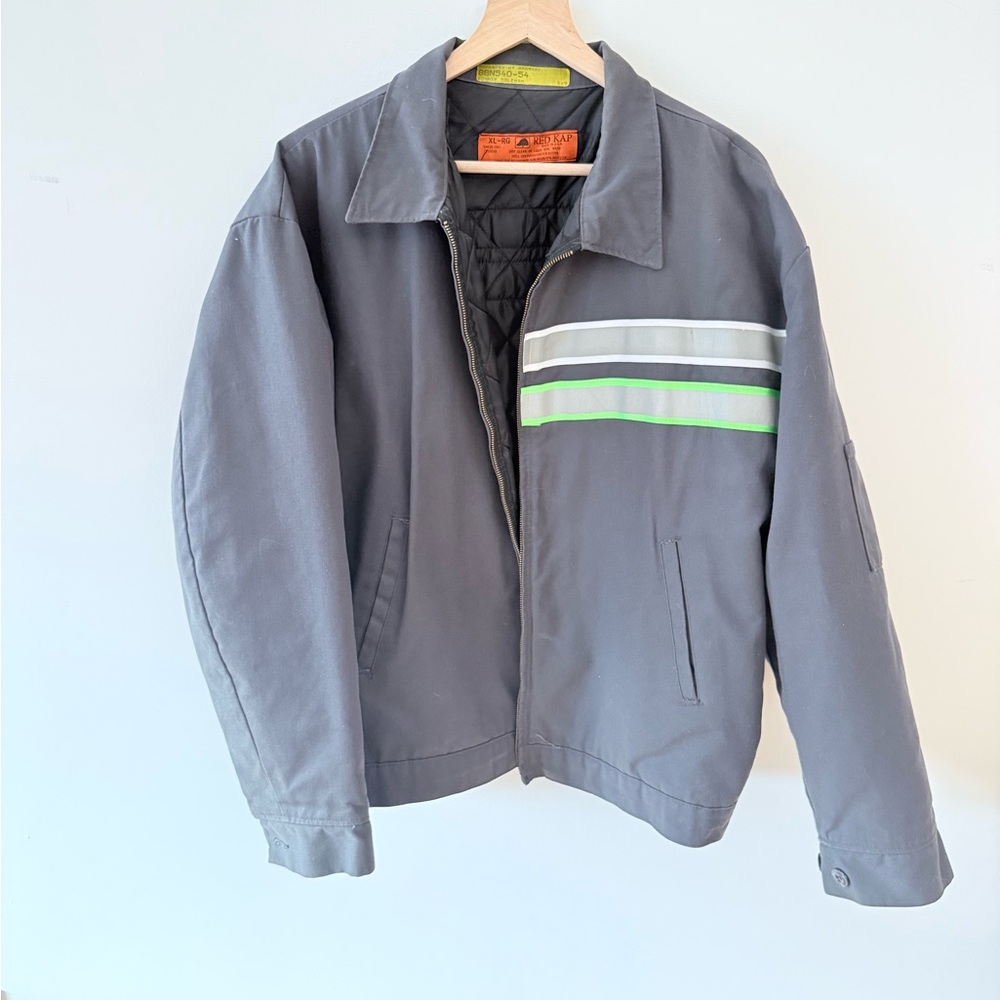 Red Kap Reflective Workwear Jacket – XL – Made in USA